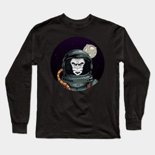 Astronaut Ape Long Sleeve T-Shirt